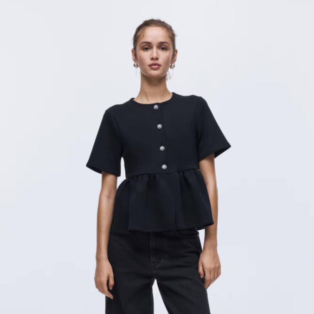 NWT H&M Peplum Top